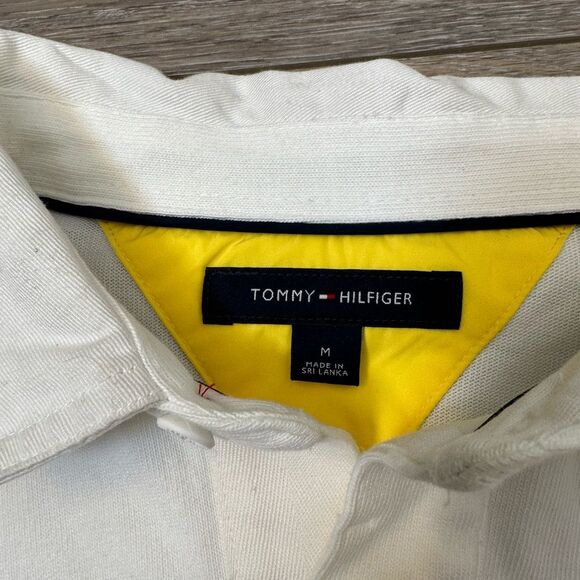Tommy Hilfiger Polo Long Sleeve Top Shirt Sz M - Picture 3 of 4